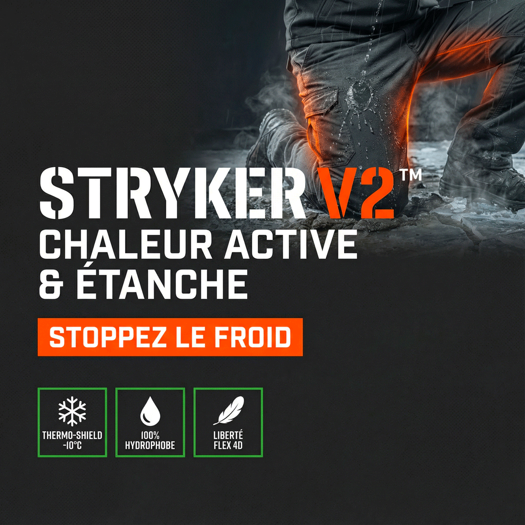 STRYKER V2™ : L'unique pantalon qu'il te faut pour bosser au chaud.