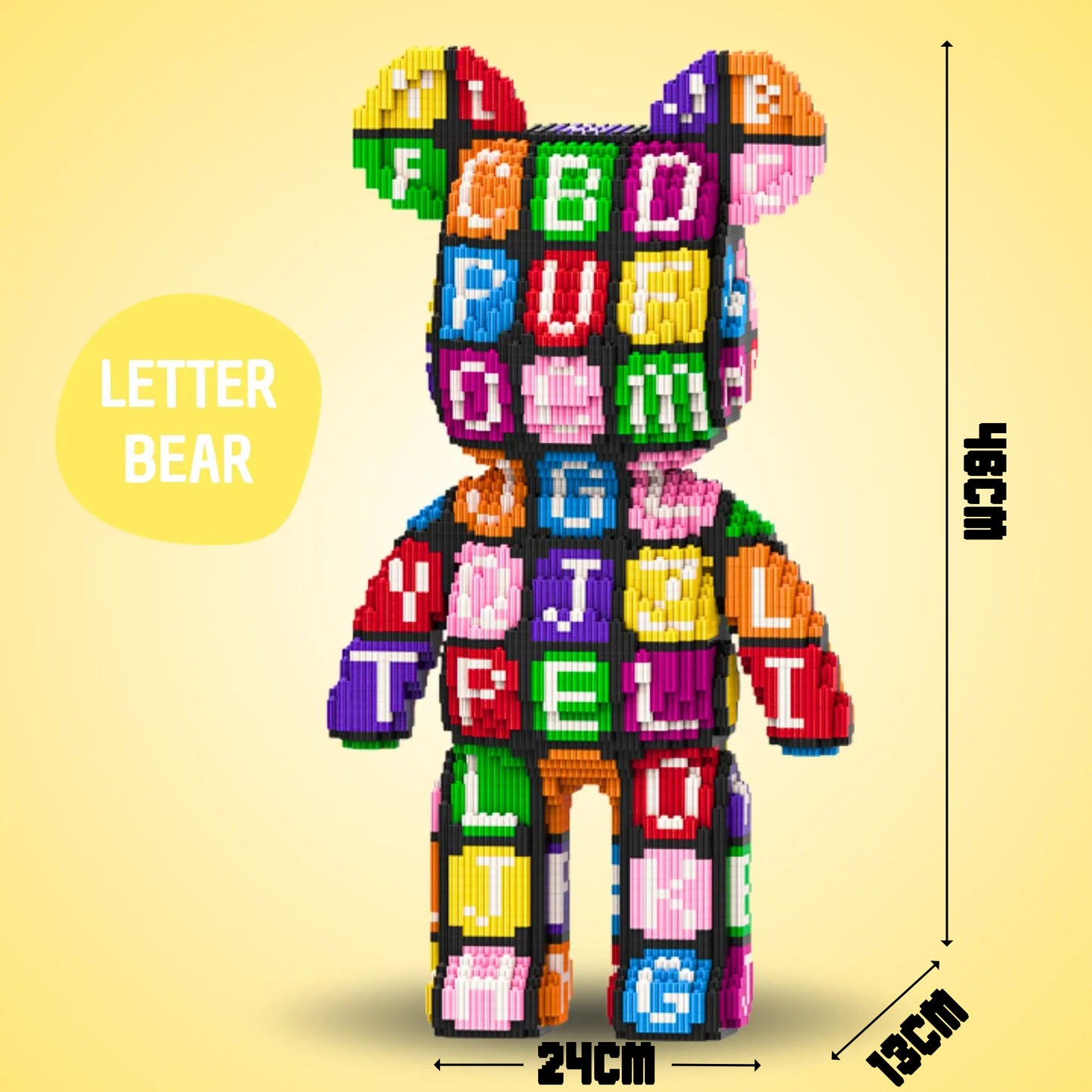 BearBrickx™ XXL Bär zum Selberbauen (43 cm)