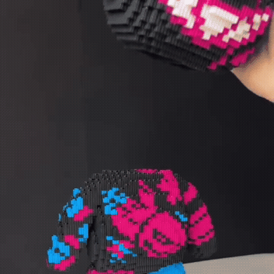 BearBrickx™ XXL Bär zum Selberbauen (43 cm)