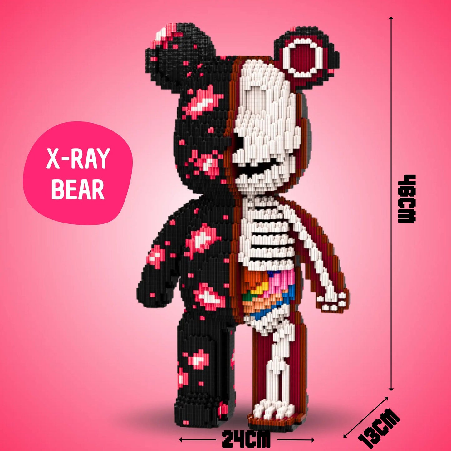 BearBrickx™ XXL Bär zum Selberbauen (43 cm)